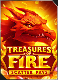 ขุมทรัพย์มังกรไฟ: สแคสเตอร์เพล์ Treasures of Fire: Scatter Pays