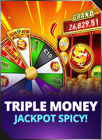 Jackpot Ba Lần Tiền: Cay Triple Money Jackpot Spicy